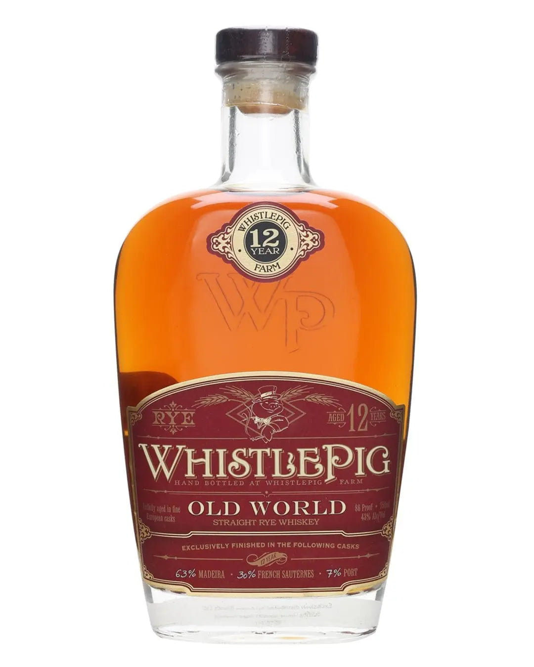 WhistlePig Old World Series 12 Year Old Whiskey, 70 cl Whisky 851460002253