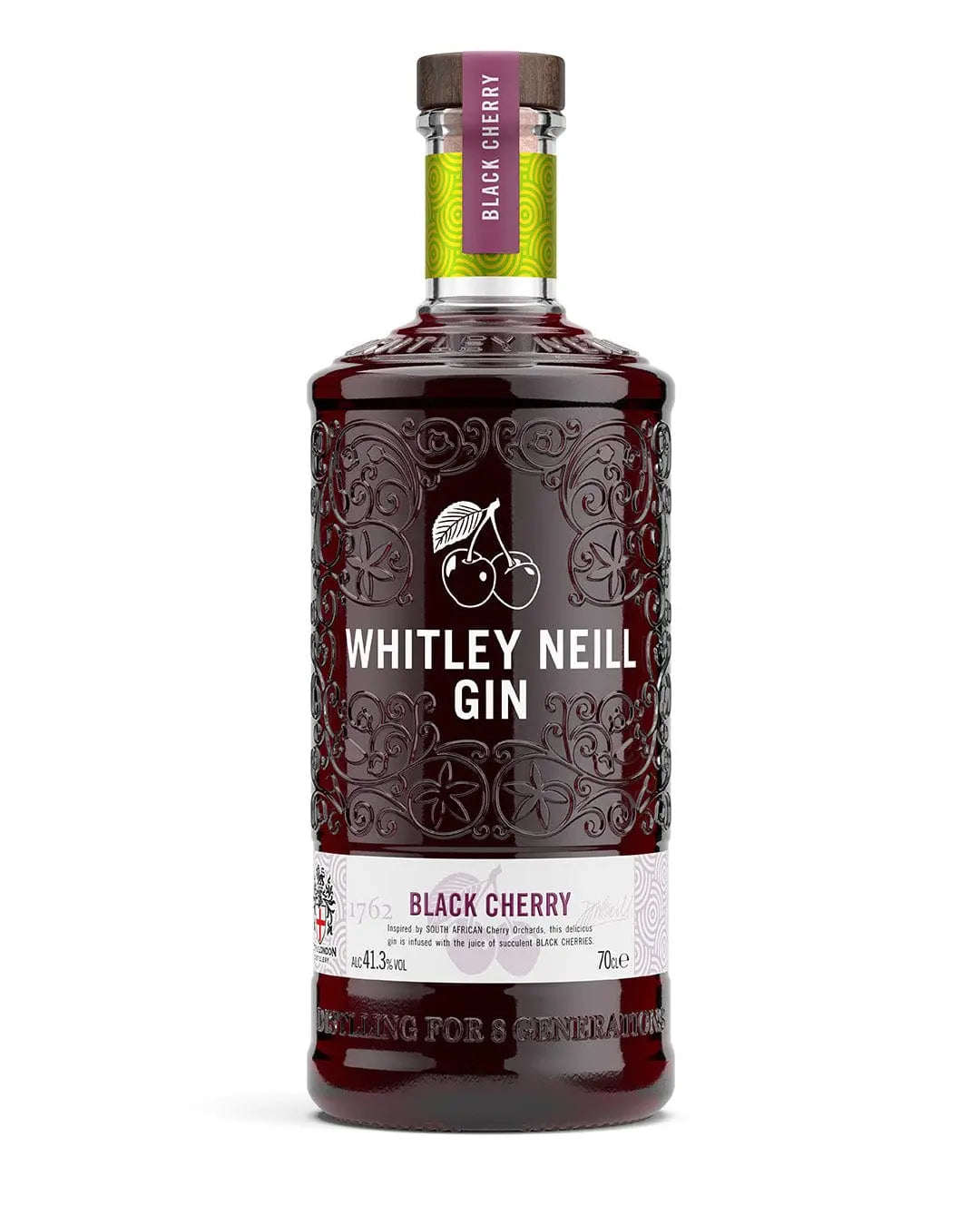 Whitley Neill Black Cherry Gin, 70 cl Gin 5011166069133