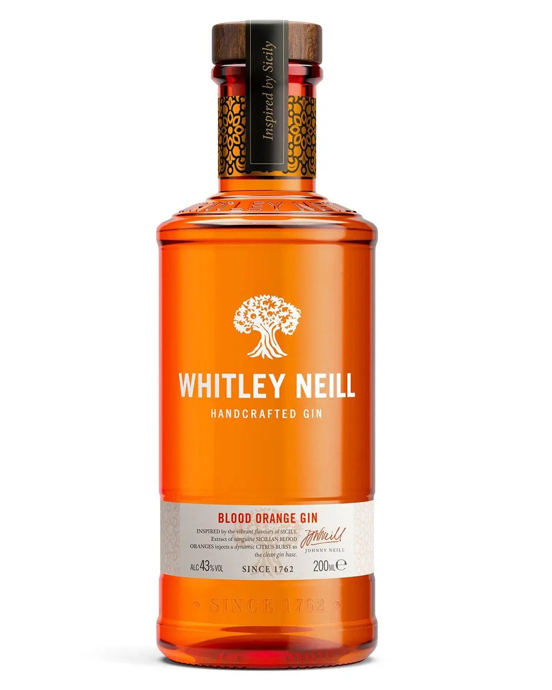 Whitley Neill Blood Orange Gin Small Bottle, 20 cl Gin 5011166062226