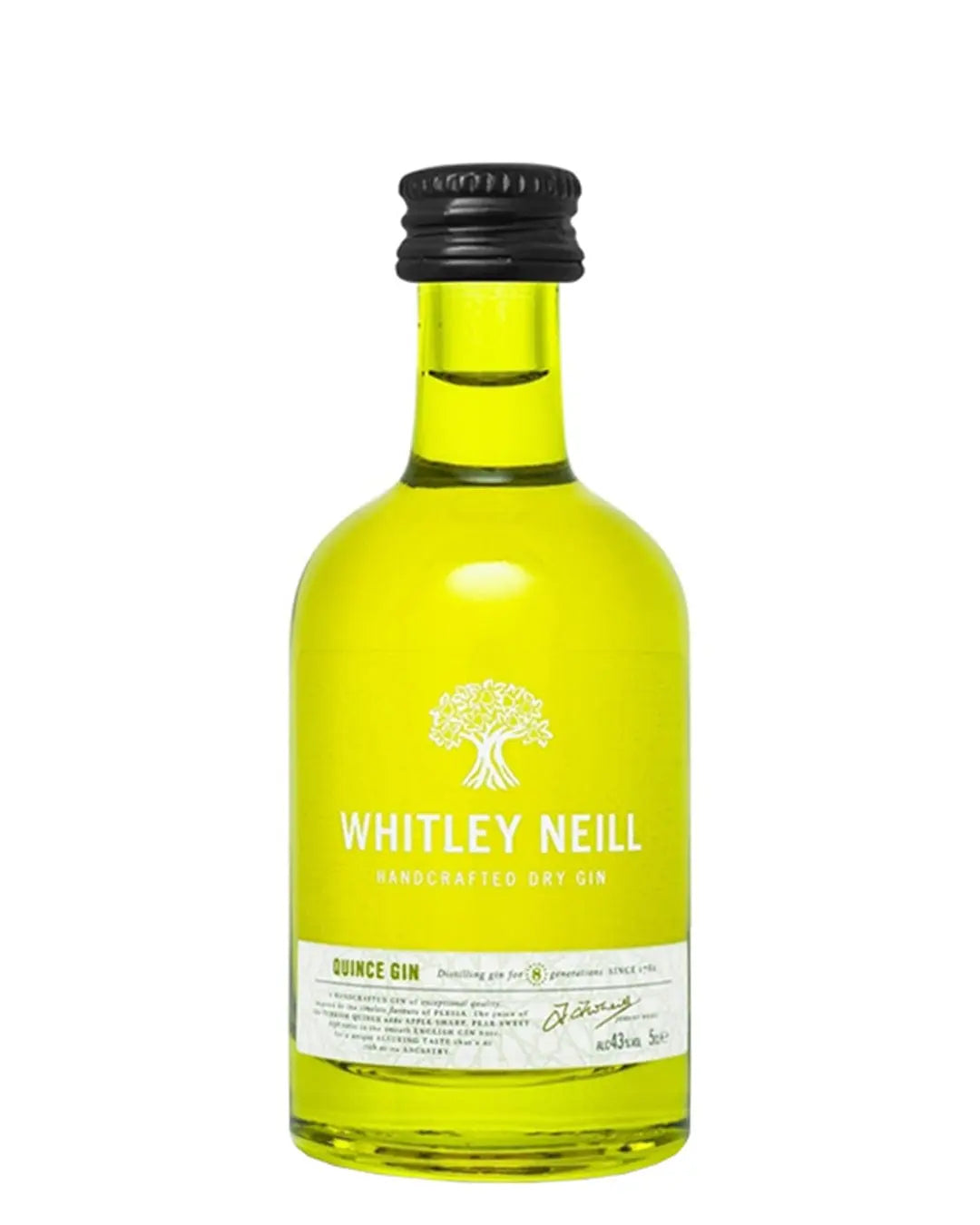 Whitley Neill Quince Gin Miniature, 5 cl Spirit Miniatures 5011166035381