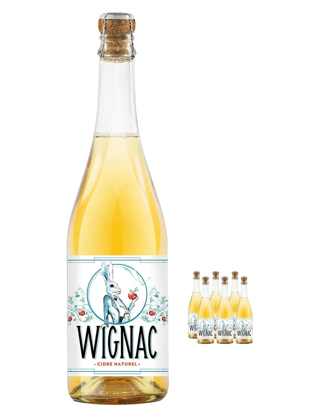 Wignac Cidre Blanc, Le Lievre Multipack, 6 x 750 ml Cider