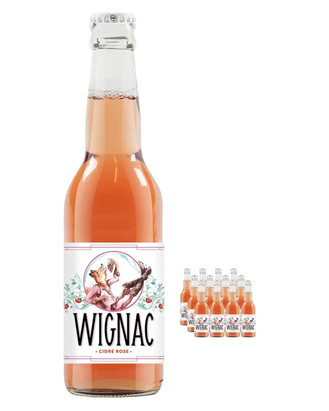 Wignac Cidre Rose, Le Goupil Multipack, 12 x 330 ml Cider