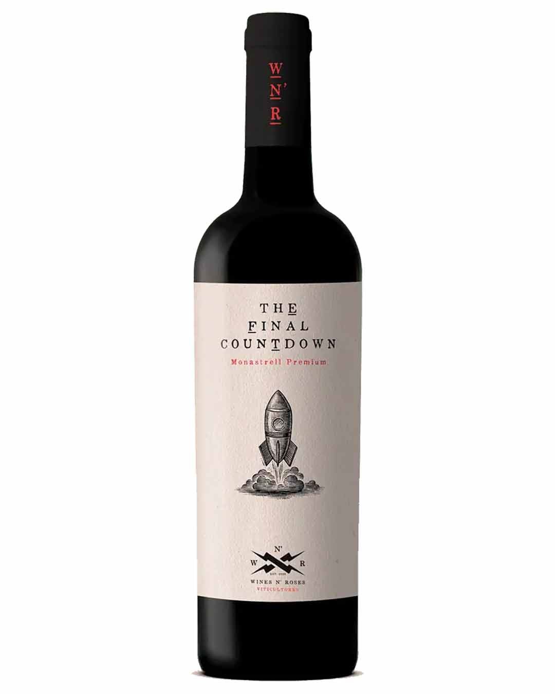 Wine N' Roses The Final Countdown Monastrell Premium Red Wine, 75 cl red-wine