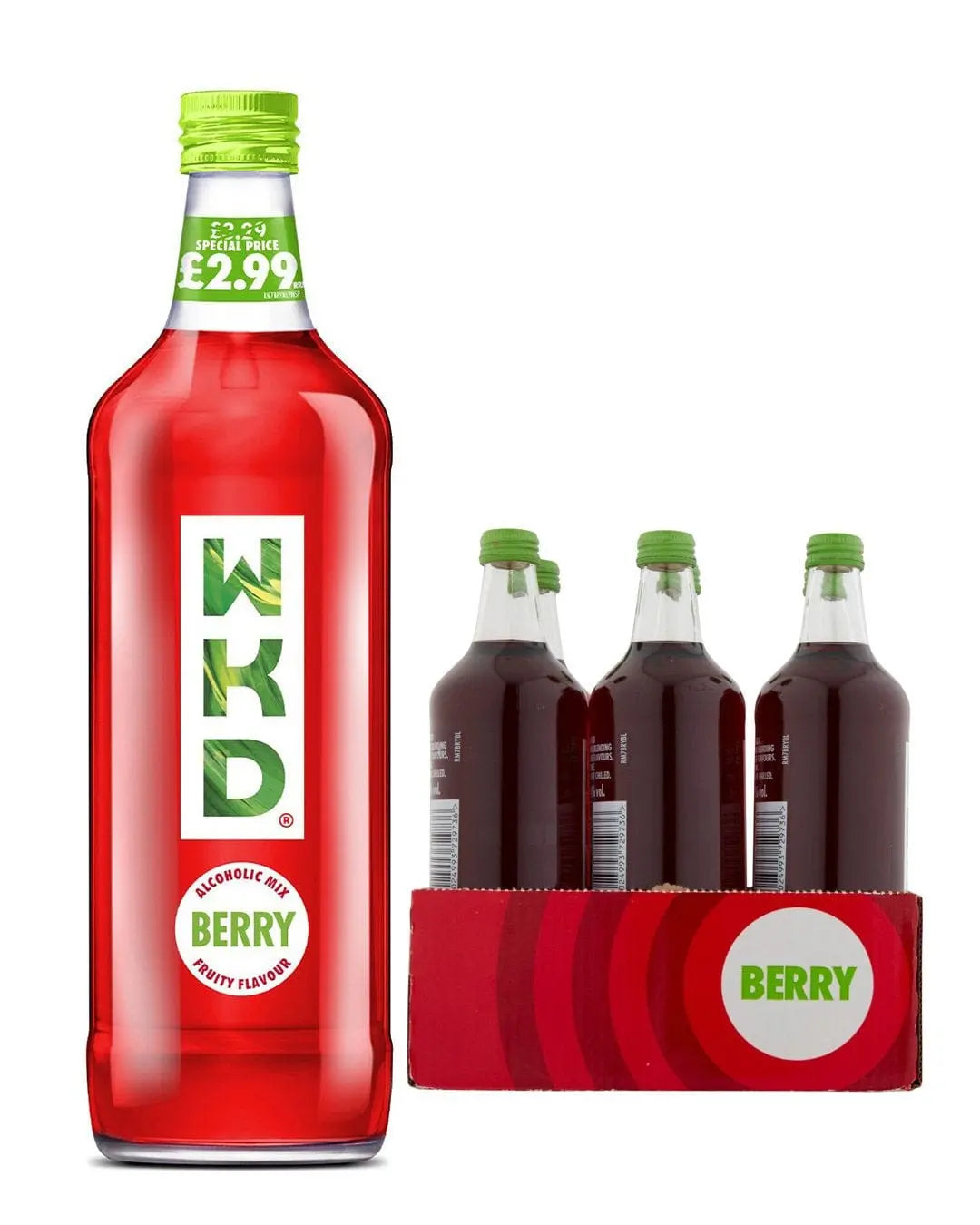 WKD Berry Multipack, 6 x 70 cl Ready Made Cocktails