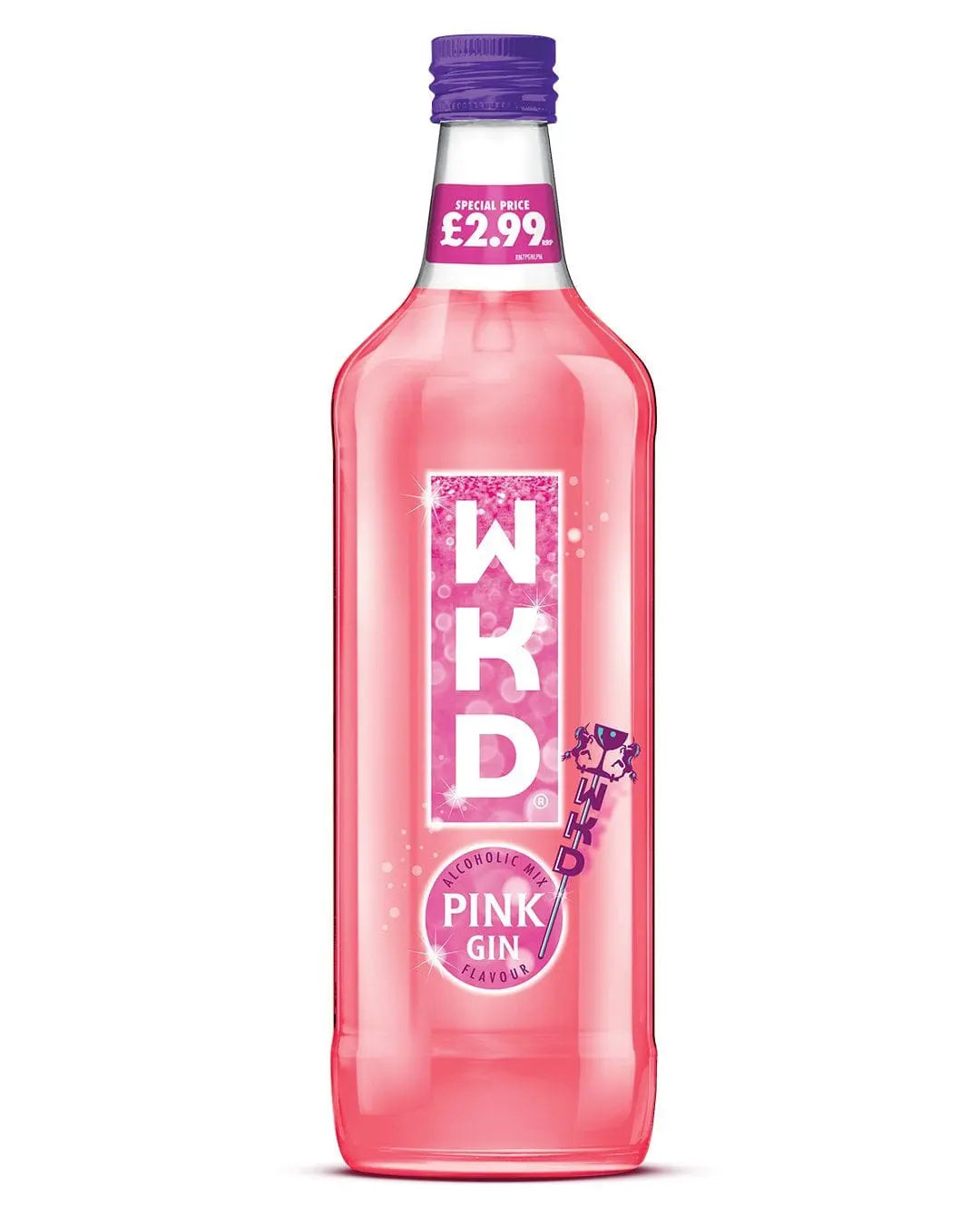 WKD Pink Gin, 70 cl Ready Made Cocktails
