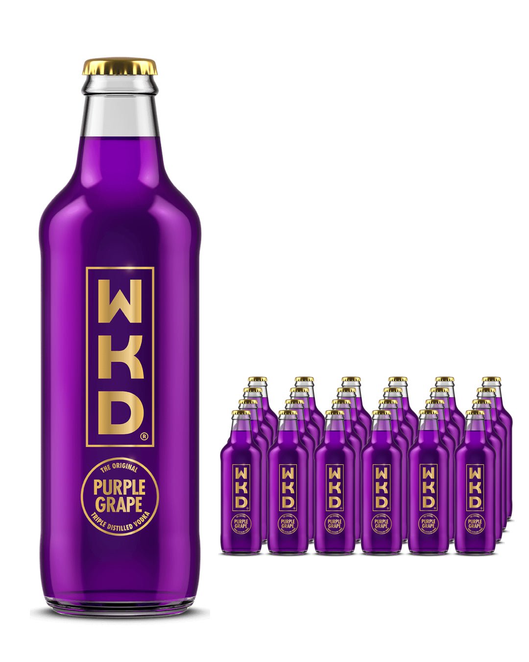 WKD Purple Grape Original Vodka Mix Multipack, 24 x 275 ml – The Bottle ...