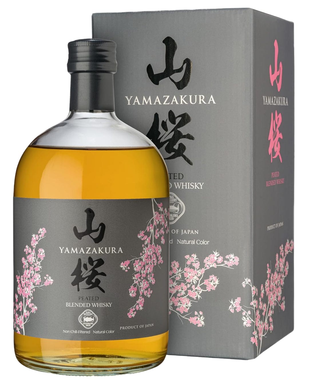 Yamazakura Japanese Peated Blended Whisky Giftbox, 70 cl – The