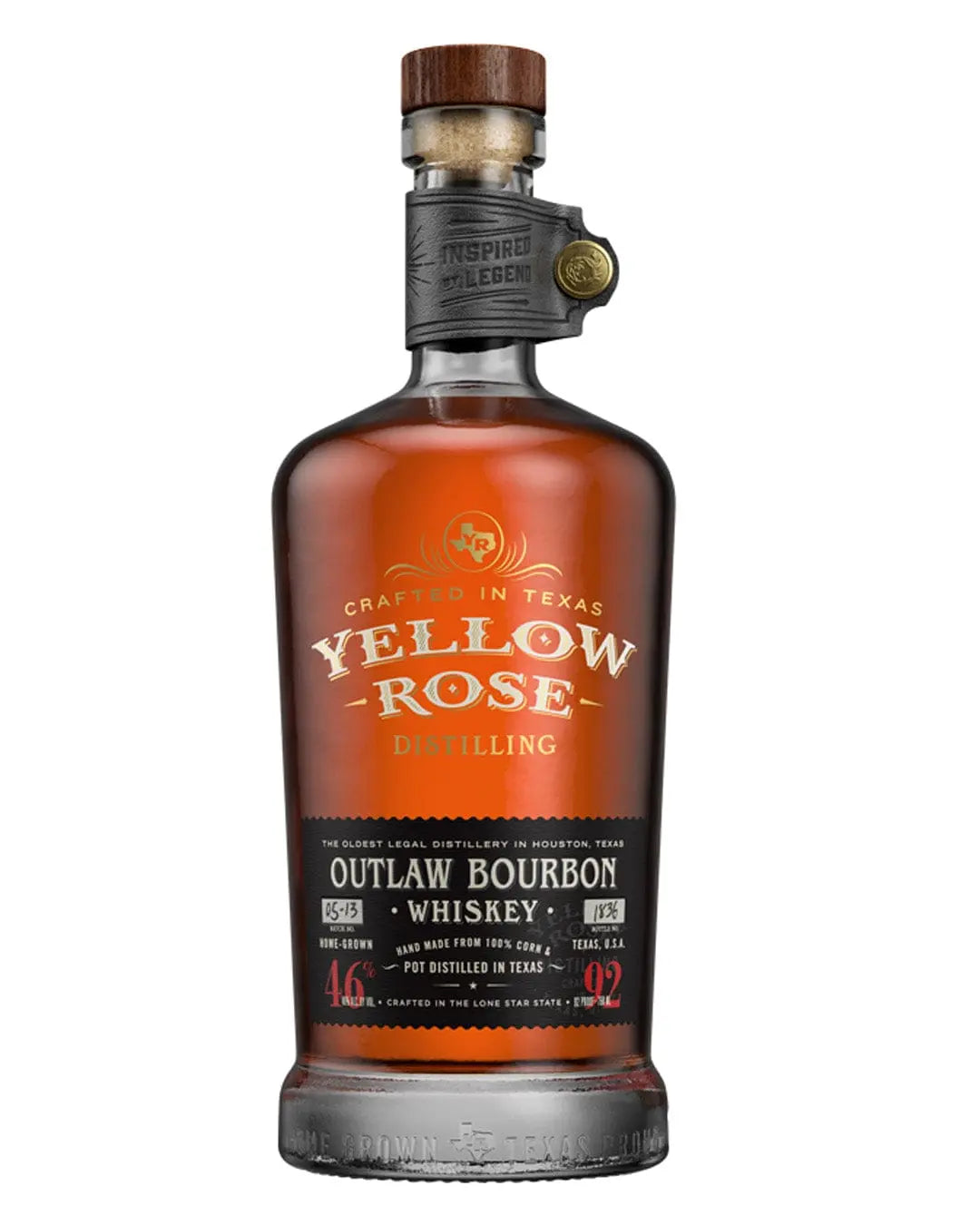 Yellow Rose Outlaw Bourbon Black Label Whiskey, 70 cl Whisky