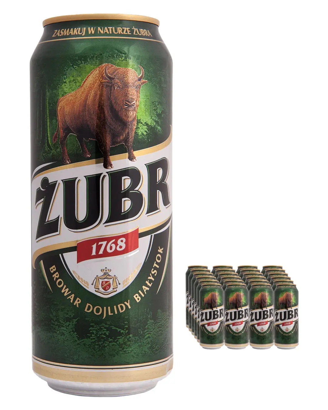 Zubr Polish Lager Multipack, 24 x 500 ml Beer