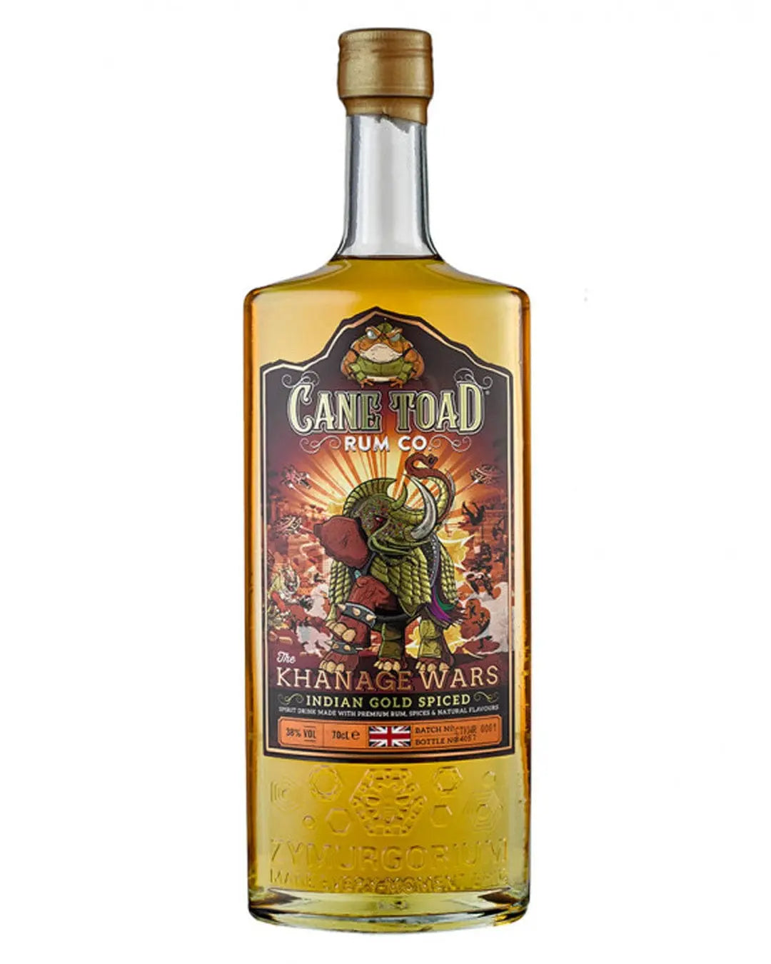 Zymurgorium Cane Toad The Khanage Wars Gold Spiced Rum, 70 cl Rum