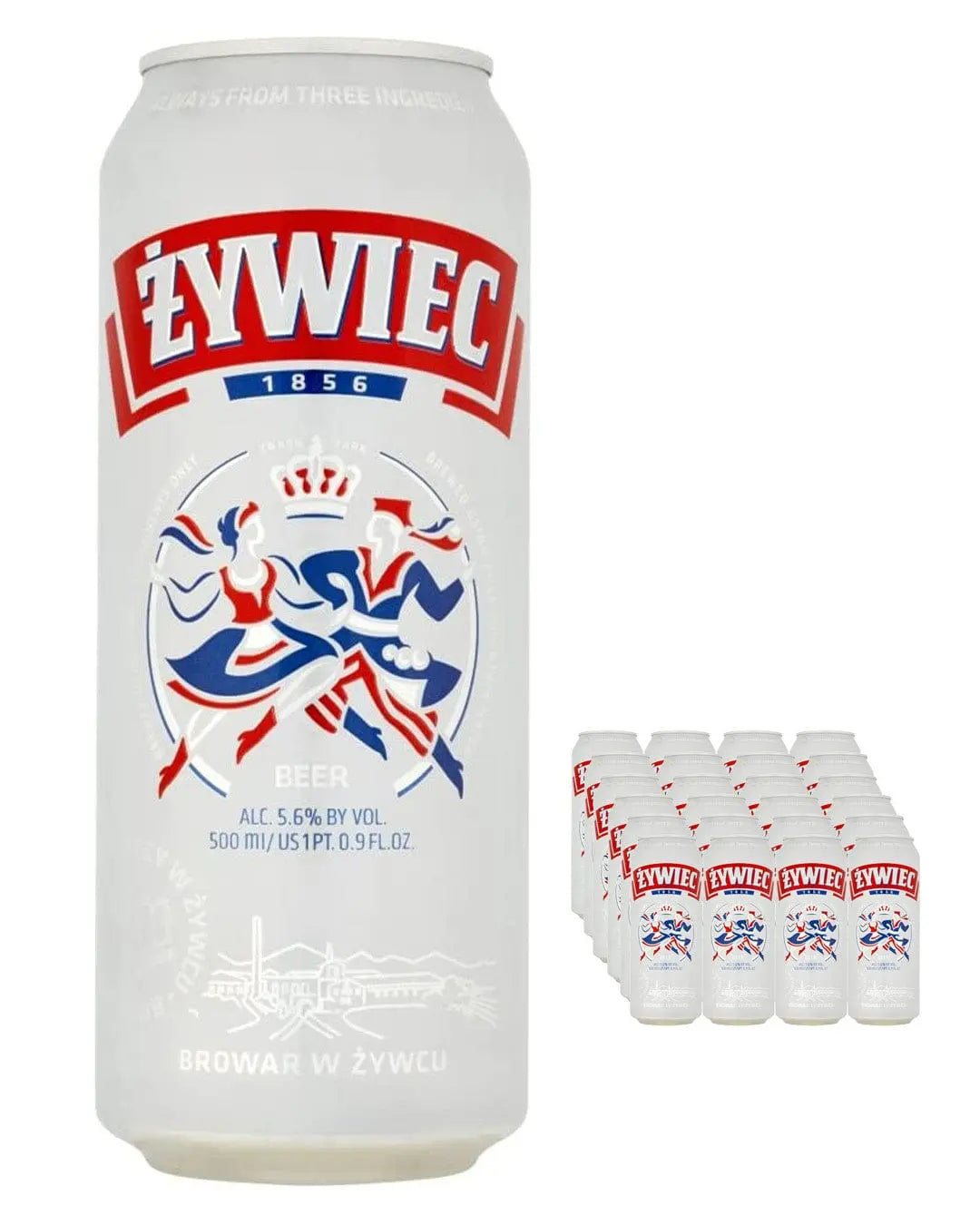 Zywiec Original Polish Lager Beer Multipack, 24 x 500 ml Beer
